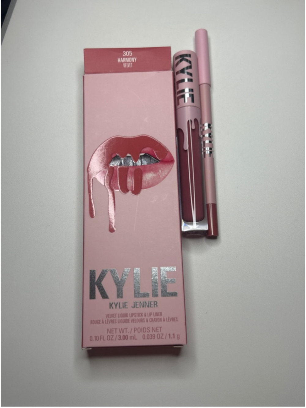Women's Kylie Jenner Velvet Liquid Lipstick‎ & Lip Liner One Size Pink Red